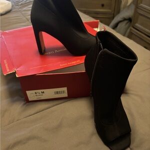 Enzo Angiolini Black Heeled Ankle Boots